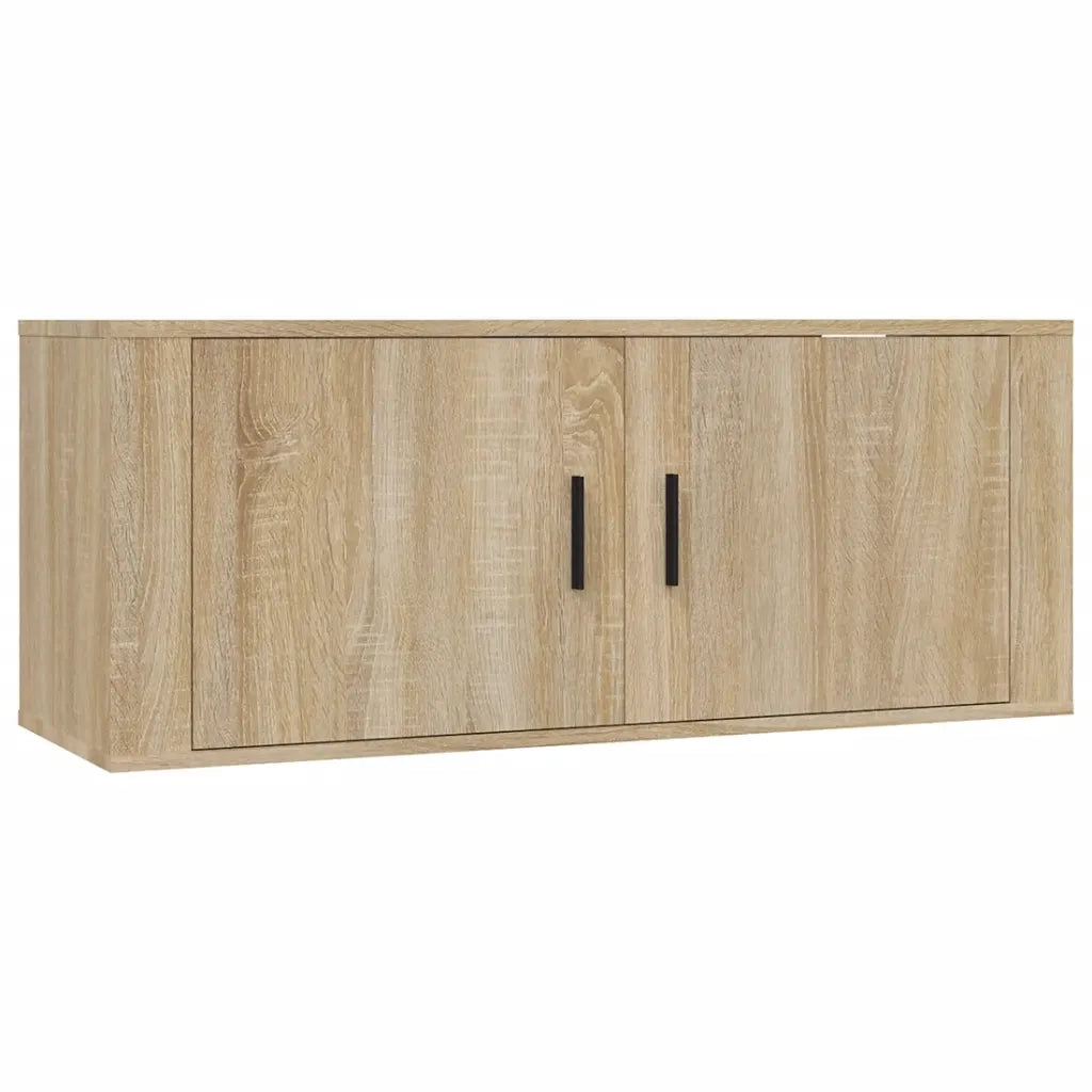 Mobile Porta TV a Parete rovere sonoma 100x34,5x40 cm 816635