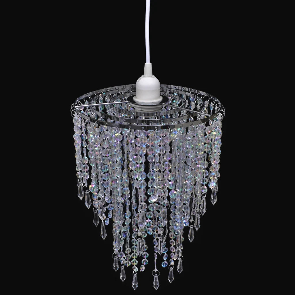 Lampada a sospensione moderna in cristallo 30,5 cm bianco 2402012