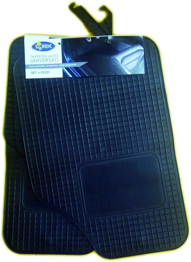 Lubex SET 4 TAPPETI PER AUTO IN PVC SAGOMABILI