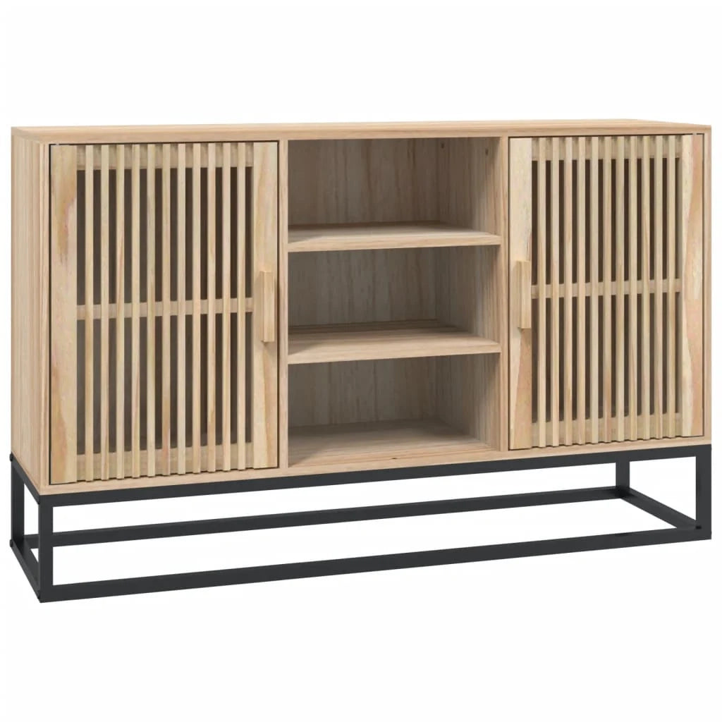 Buffet credenza cassettiera armadio mobile contenitore organizer per cucina soggiorno salotto 105 x 30 x 65 cm legno ingegnerizzato marrone 02_0029503