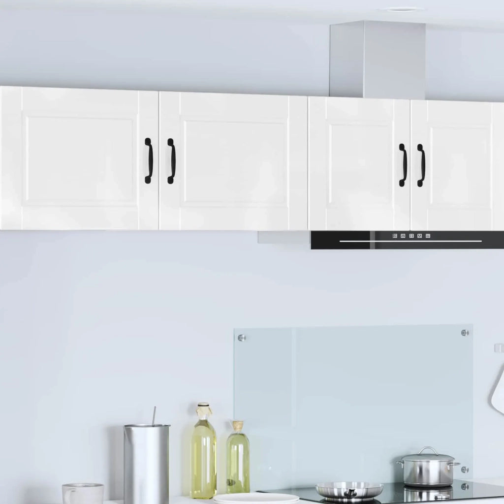 Pensile da cucina | Armadietto a muro PORTO 2 pz Bianco Lucido 50 x 31 x 40 cm