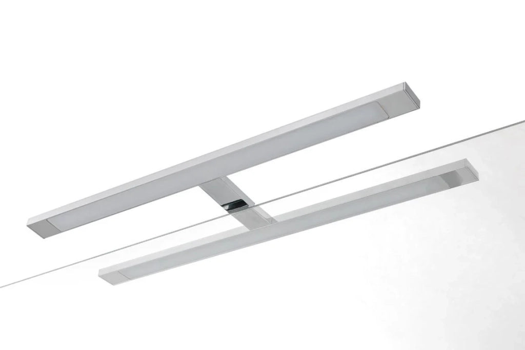 Composizione doppio lavabo 9 pezzi ASTRA bianco_225x45x190