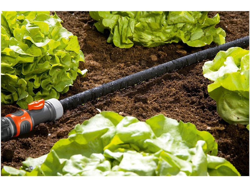 Set collegamento GARDENA 1989-20 per tubo poroso con valvola e raccordo