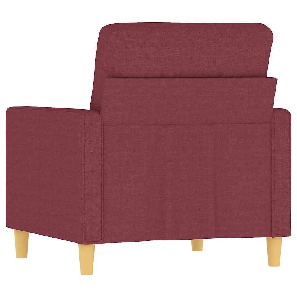 Divano Sedia-Poltrona Rosso Vino 60 cm in Tessuto 597547