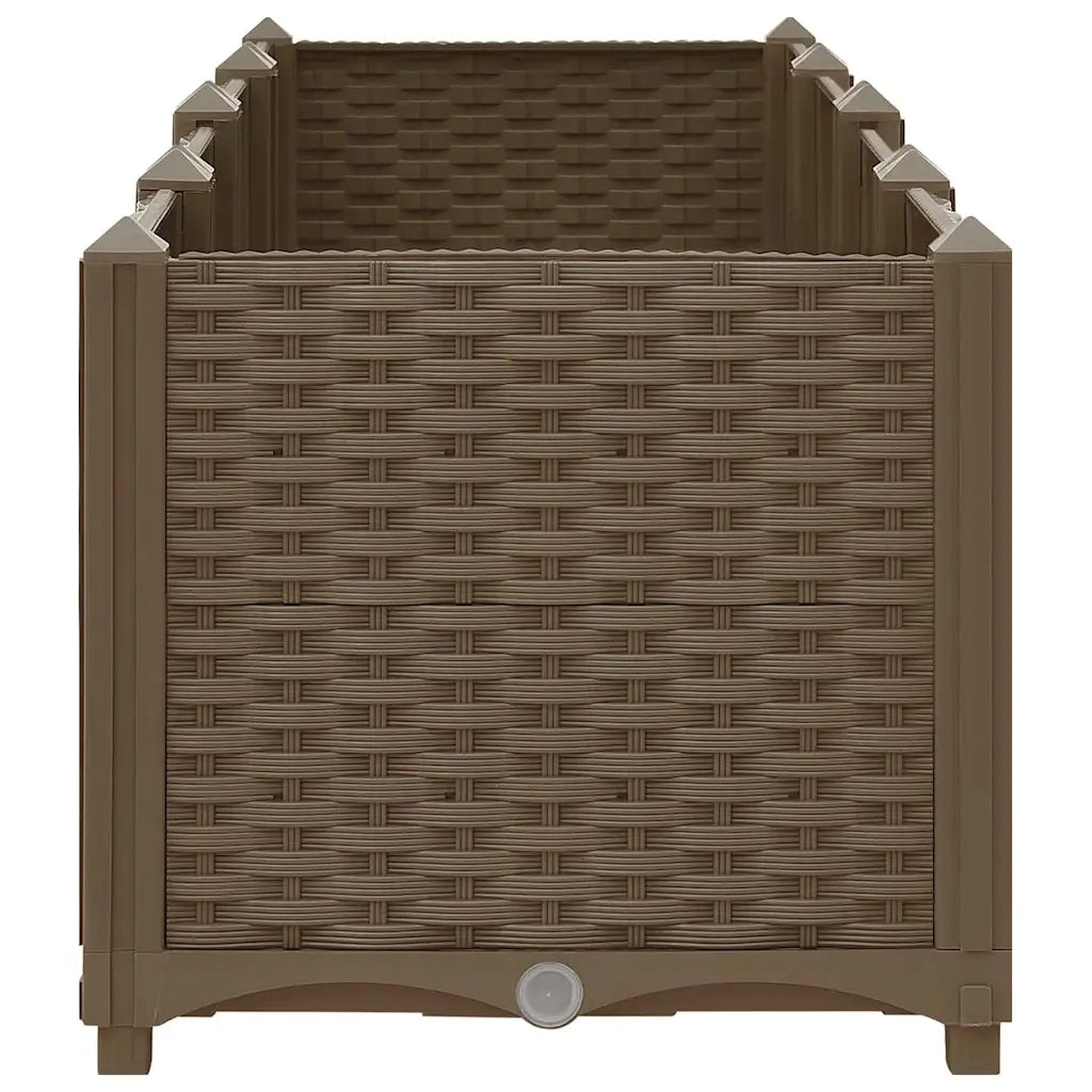 Letto rialzato 160x40x38 cm in polipropilene 316518