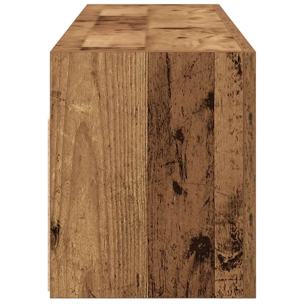 Mobile da Bagno Legno Antico 100x25x30 cm in Truciolato