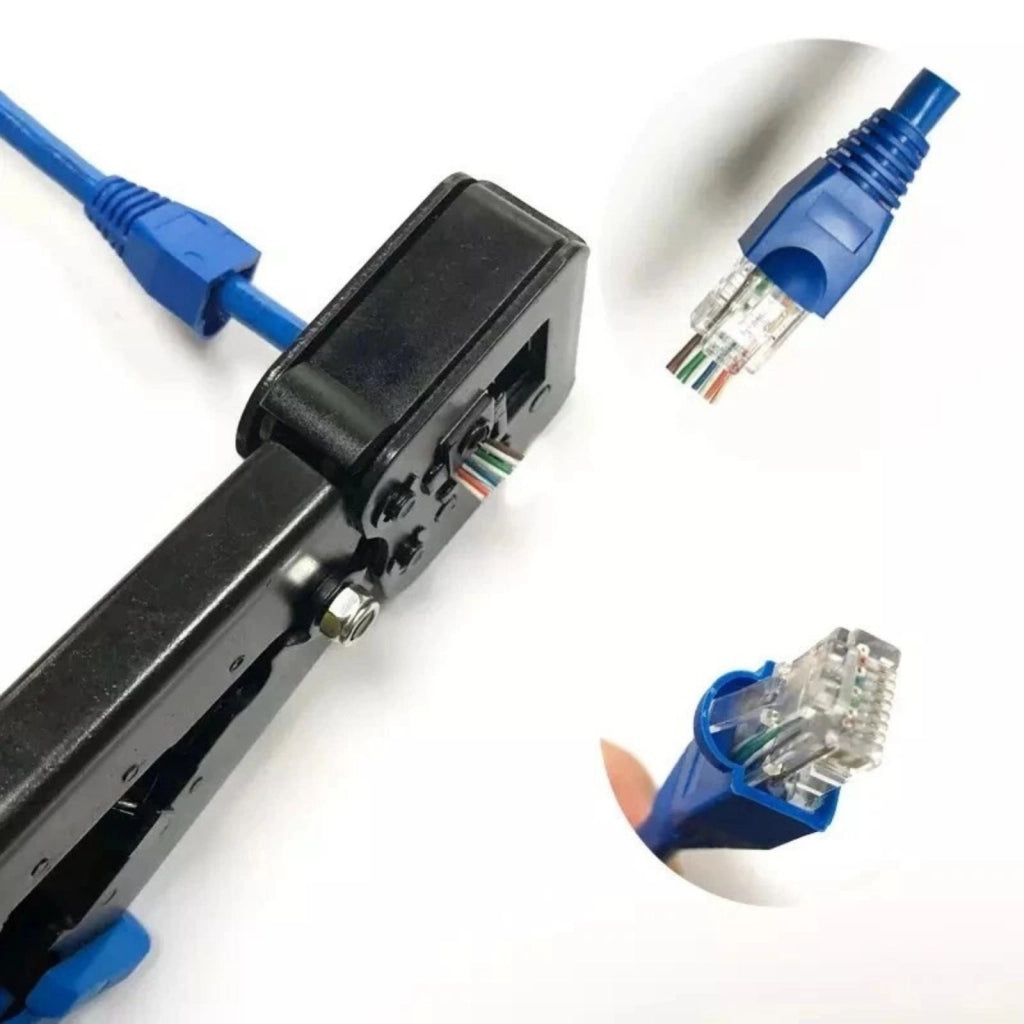 Pinza Crimpatrice RJ45 RJ11 RJ12 3 in 1 LAN Ethernet con Spellafili YTH-315