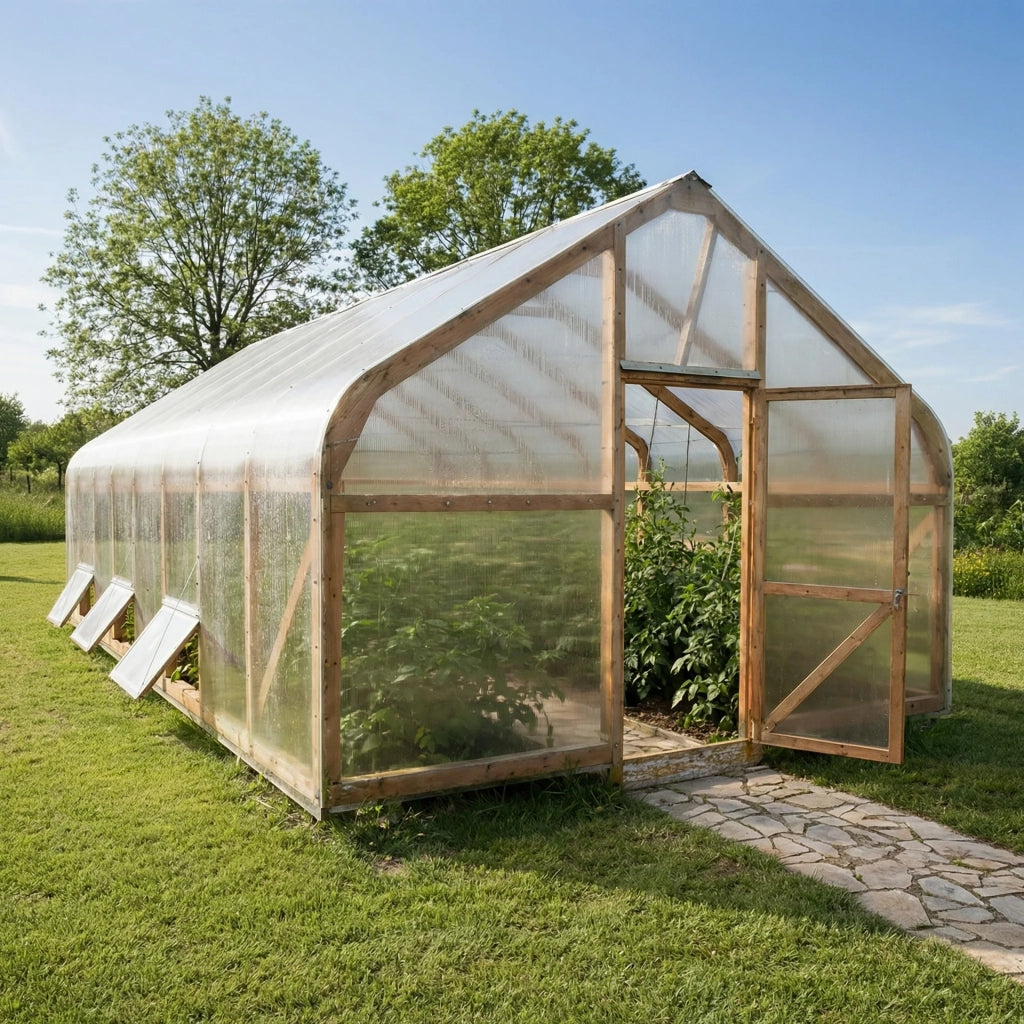 Serra da giardino Classic Wood 4.5 x 10 m (45 m²), 4 mm con rivestimento in policarbonato
