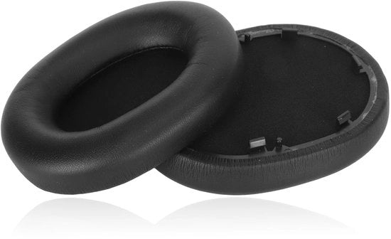 Sostituzione Orecchini - Cuffie Wireless - Comfortevoli - Nero - Schiuma di Poliisocianuro - Adatto per WH 1000XM5 - Nero