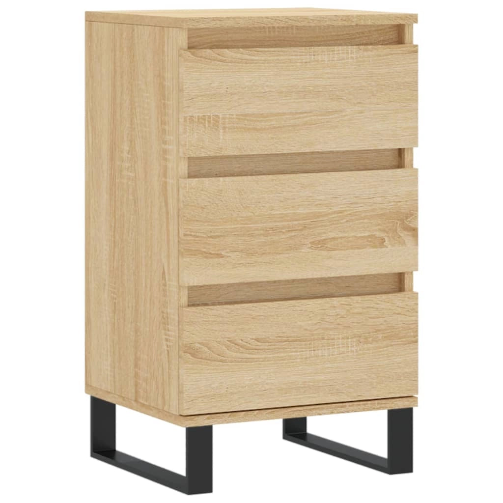 Buffet credenza cassettiera armadio mobile contenitore organizer cucina soggiorno rovere Sonoma 40 x 35 x 70 cm legno ingegnerizzato marrone 02_0031560