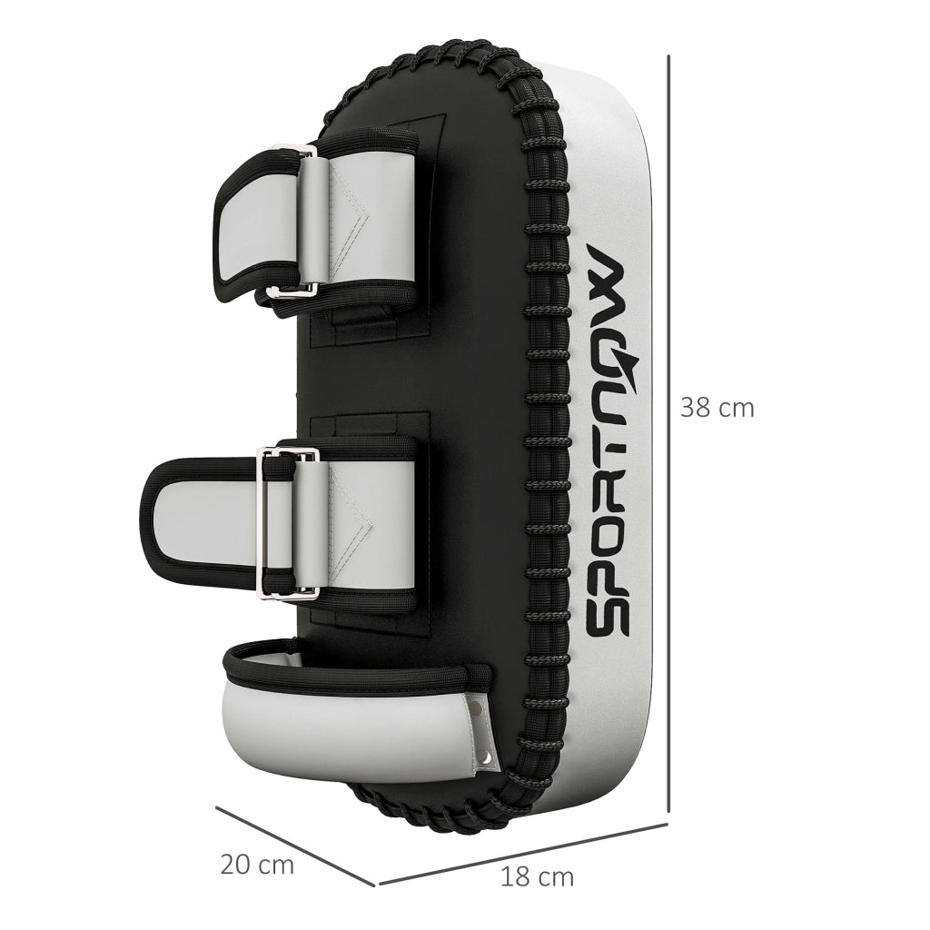 Colpitore Boxe e Muay Thai Imbottito per Braccio 38x20x18 cm in PU e EPE Nero