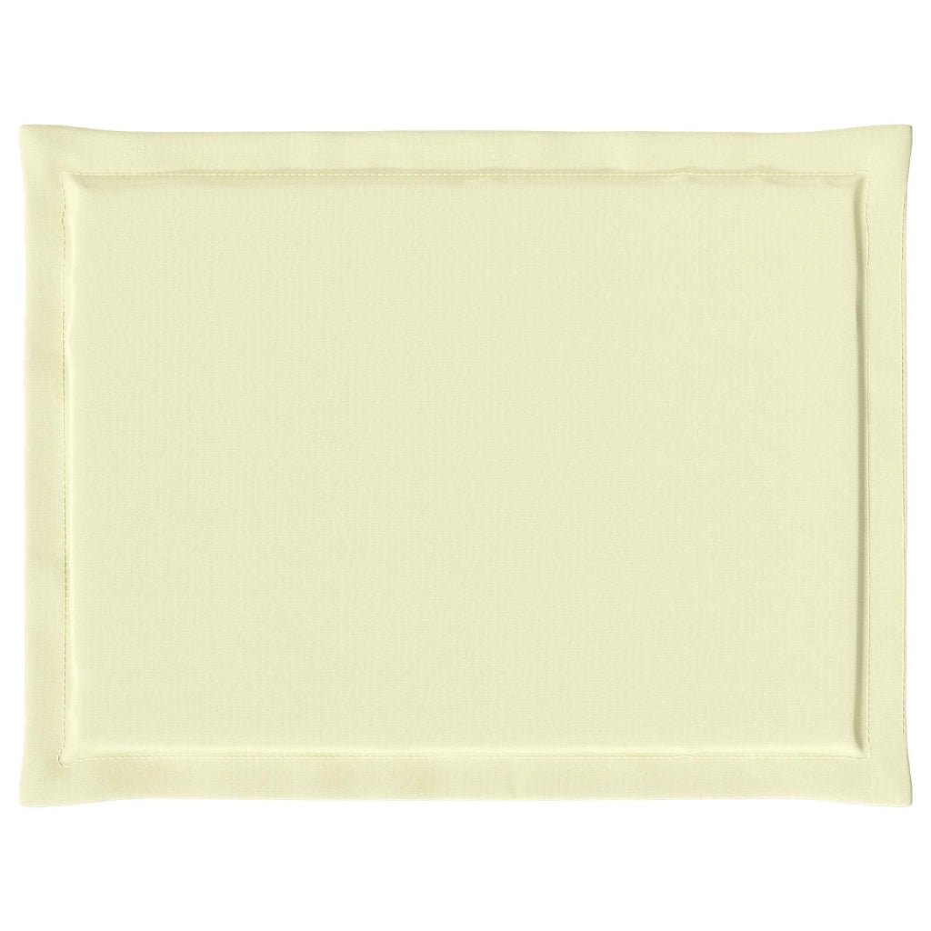 Cuscini per Seduta 4 pz | Cuscini per sedie Crema 47 x 36 x 2 cm Poliestere