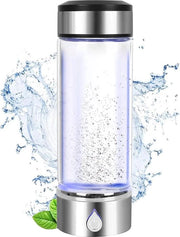 Generatore d'acqua 420 ml - waterlonizzatore con tecnologia SPE-PE - bottiglia d'acqua USB - concentrazione di idrogeno 800-1200 PPB - bottiglia ionizzatrice anti-invecchiamento