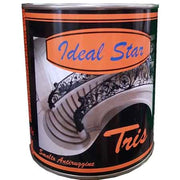 SMALTINO ANTIRUGGINE 'TRIS' IDEAL STAR 0,375 lt - Turchese - IDEAL STAR