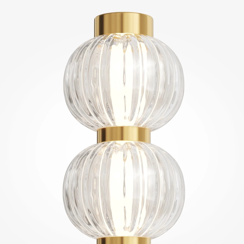 Applique Moderna Amulet Metallo Oro Led Integrato 19W Ip20