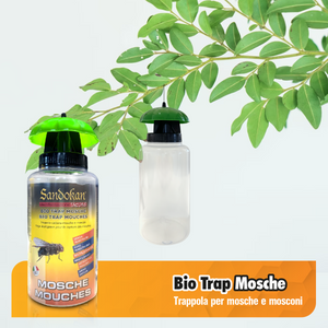 Trappola " Bio trap" per mosche 2 pezzi