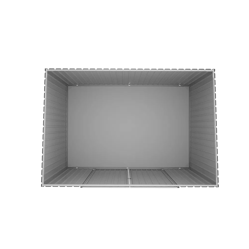 Casetta da giardino in acciaio zincato effetto legno 2,77x1,93xh1,96m - 91kg -5,35 metri quadri