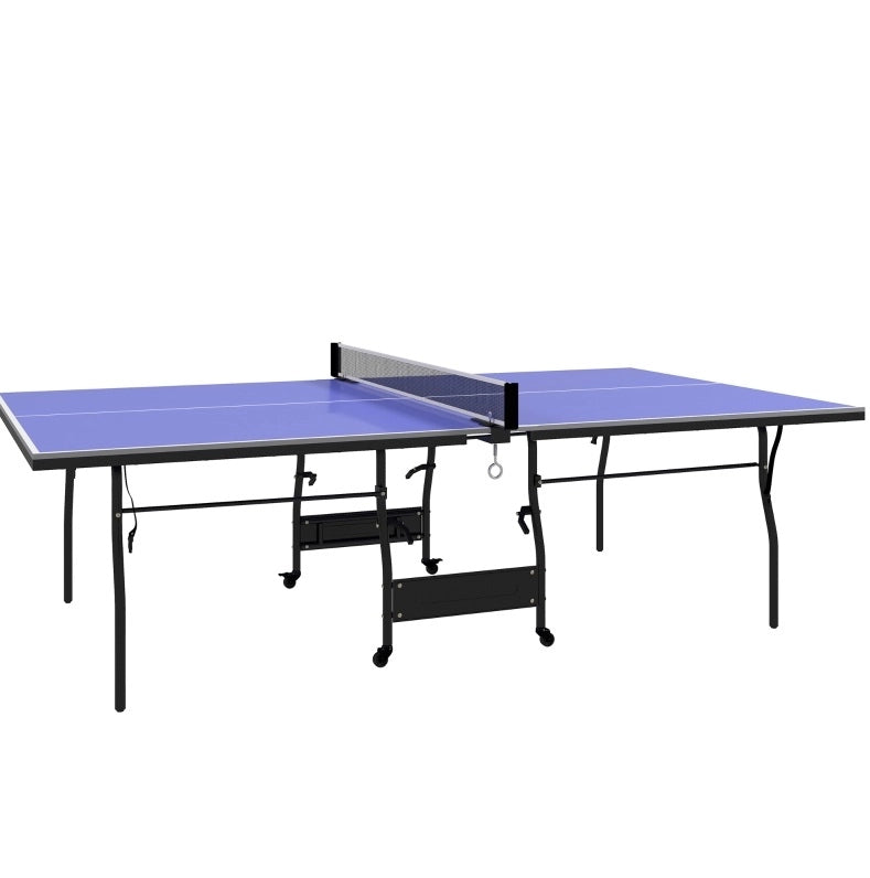 Tavolo da ping pong pieghevole 274x152,5 cm con rete e accessori