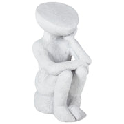 Statua decorativa di Budda Decorazione da giardino Grigio Decorazione per esterni