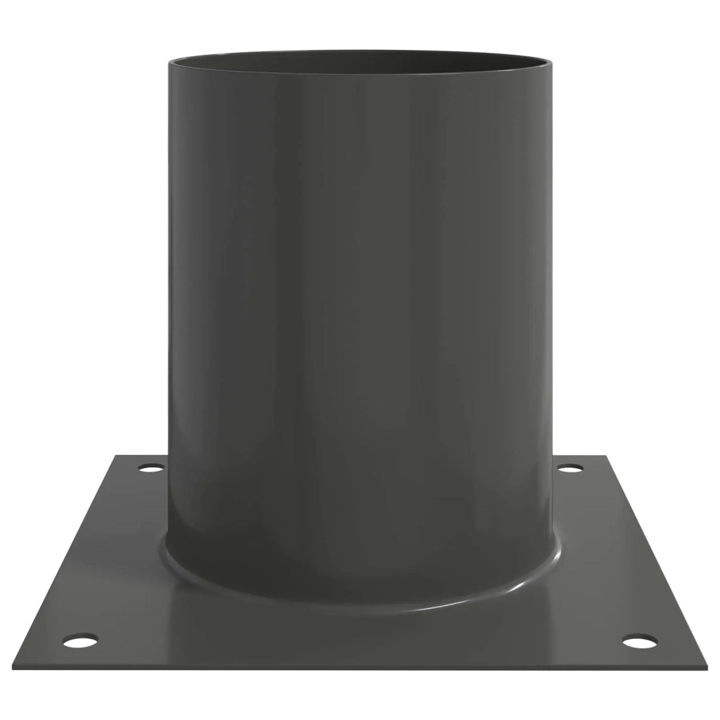 Ancora rotonda per terreno 12 pcs Antracite 18 x 18 x15 cm