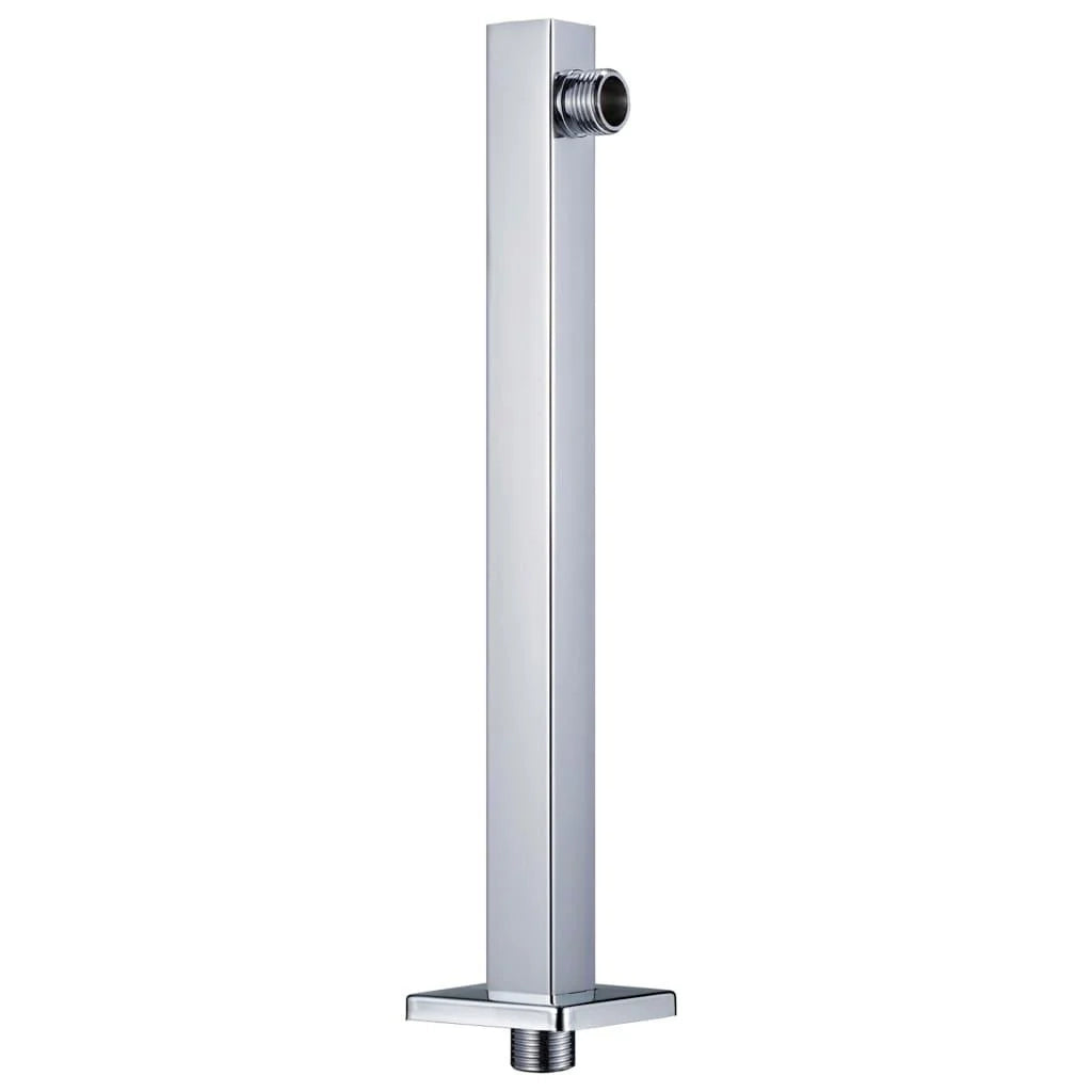 Braccio supporto doccia quadrato braccio soffione doccia braccio soffione bagno interno acciaio inox 201 argento 30 cm 02_0003280