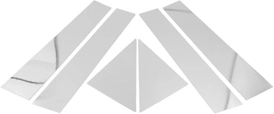 Sticker per Finestra - Nuovo - Profilo Finestra - Copertura Piastra - Plastica - 39,2 x 9 cm - Adatto per Toyota Avalon 2019-2023 - Profilo Finestra
