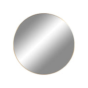 Specchio tondo da parete Jersey in acciaio color ottone o60 cm