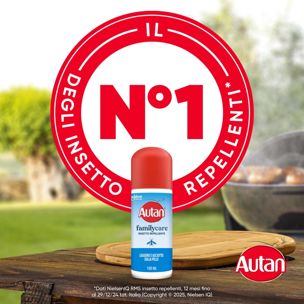 Repellente Autan Autan Family Care Spray Secco 100 ml