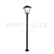 PALETTO PRISMA ANTRACITE 1 LUCE ATTACCO E27 IP44 16X16X100CM