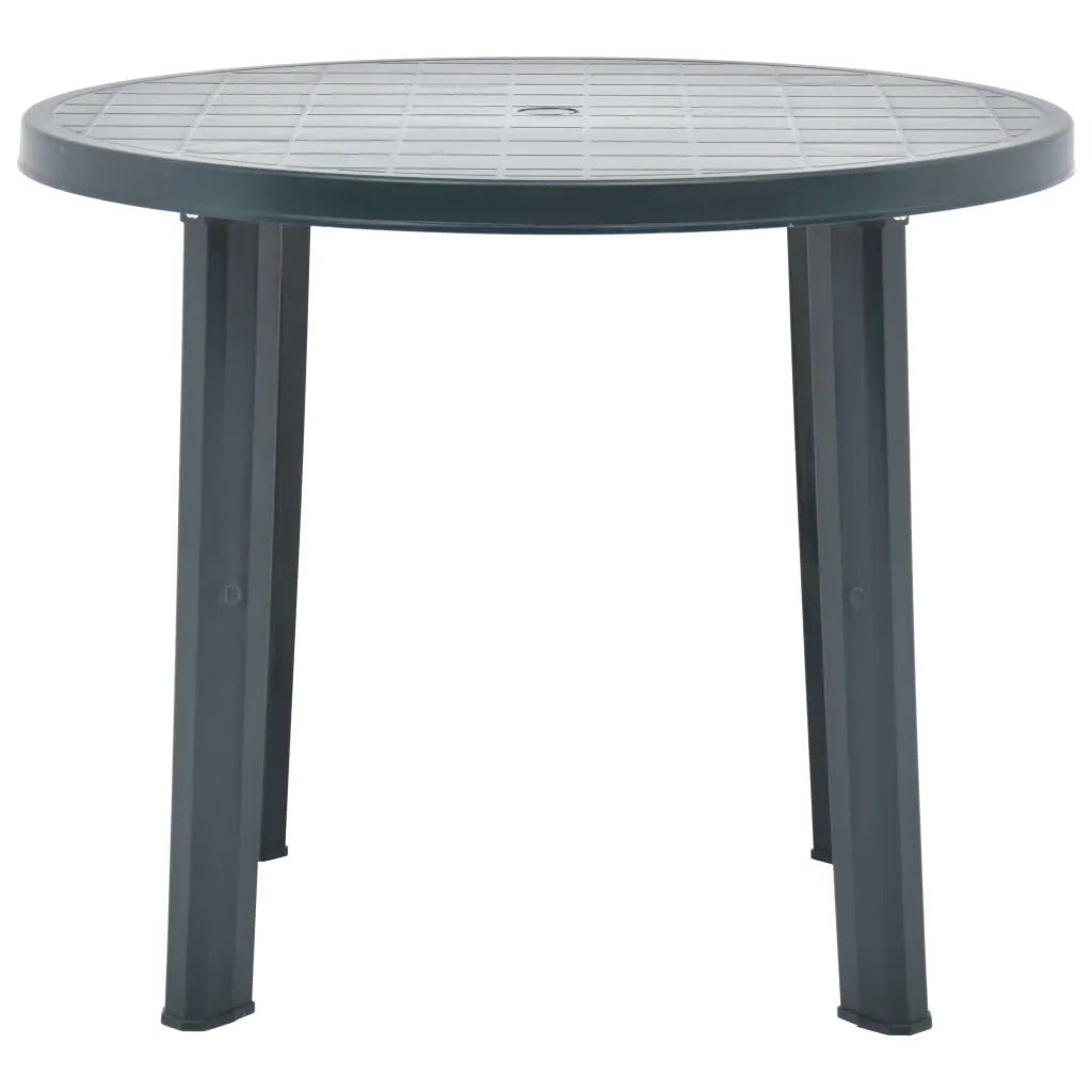 Tavolo da Giardino Verde 89 cm in Plastica 48806