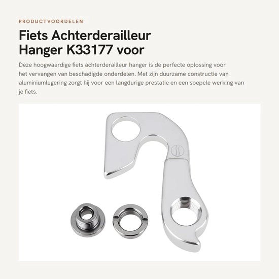 Hanger Derailleur posteriore in lega di alluminio - Compatibile con GT Nomad 2016-2018/Passage 2017 - Peso ridotto - Sostituzione semplice - Protezione del telaio - Prestazioni durature - Derailleur per bicicletta