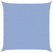 Telo Ombra Blu e Bianco 7 x 7 m HDPE