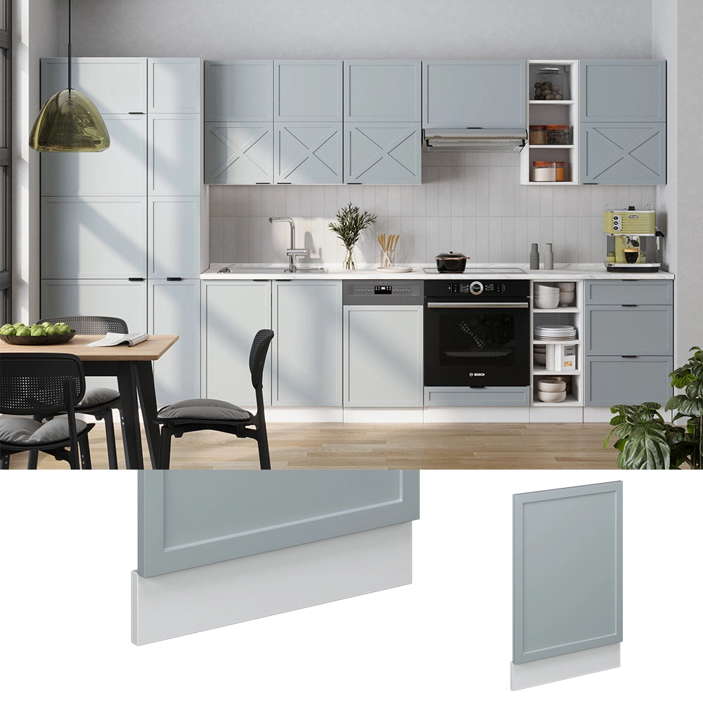 Vicco Pannello frontale Blu-grigio chiaro 45 cm , PL Rovere