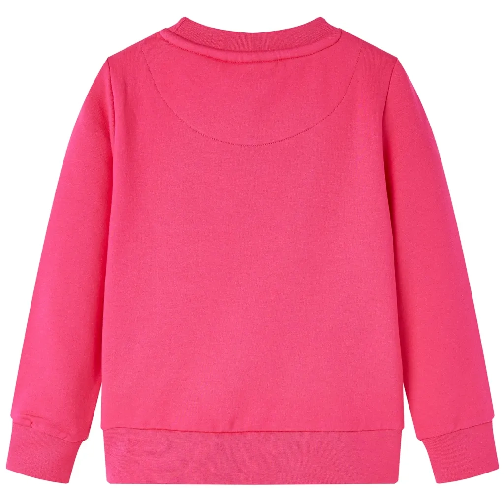 Felpa per Bambini Rosa Brillante 128