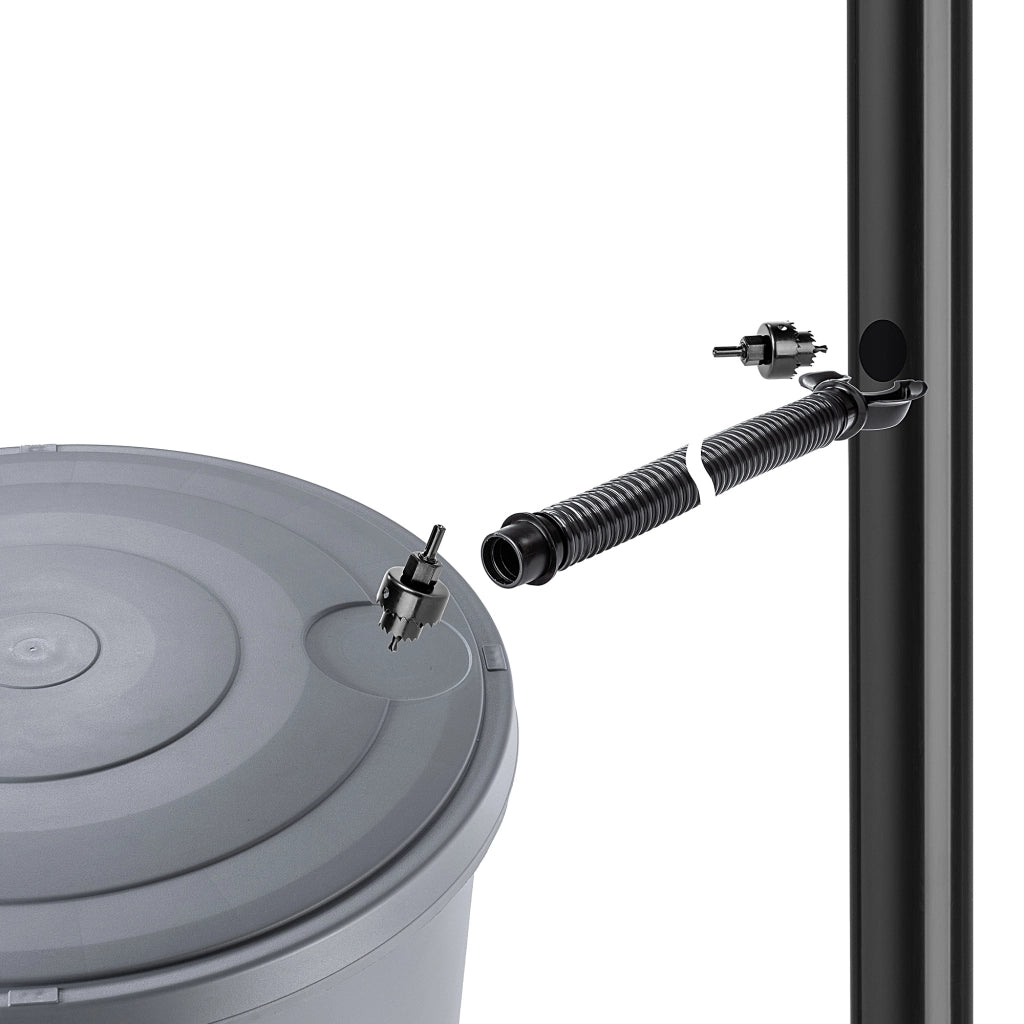 Kit di collegamento per serbatoio di acqua piovana KADAX da 200 litri