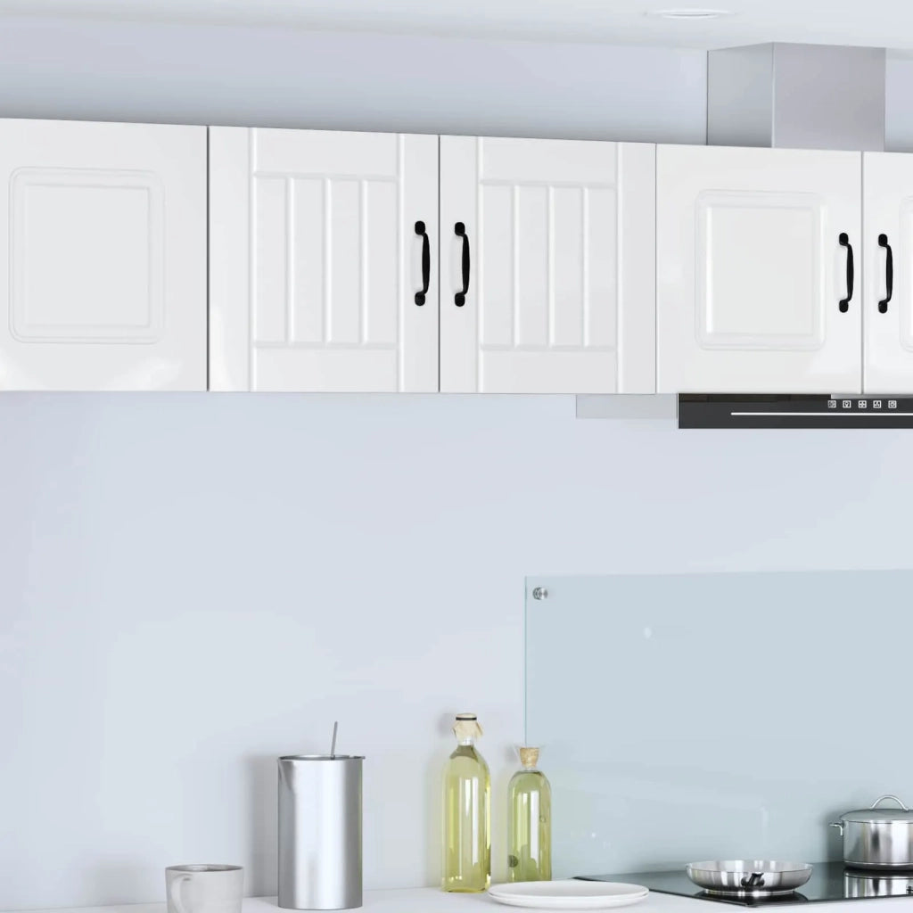 Mobile da cucina 2 pz-Set di 2 Armadio da cucina Bianco Lucido 40 x 31 x 40 cm 646316