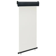 Tenda da sole laterale retrattile/schermo privacy per patio giardino terrazza balcone 80 x 250 cm crema 02_0007039