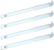 Accessori per auto - Stereo Strumento di rimozione - Set a 4 pezzi - Stabile e duraturo - Argento - Adatto per radio principale Pioneer
