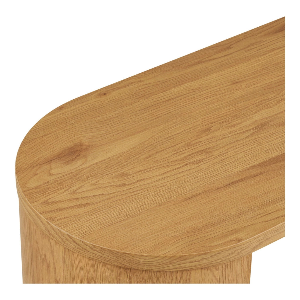 Tavolo Consolle Bibione, Marrone, MDF, 114x38x75 cm