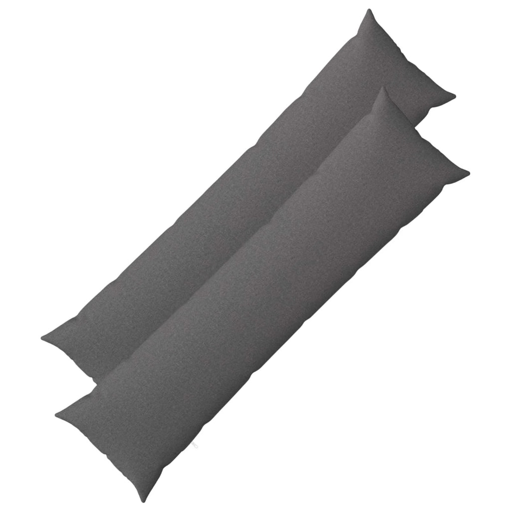 Cuscino con cuscino HEERLEN 2 pz Grigio Chiaro Tessuto 926066