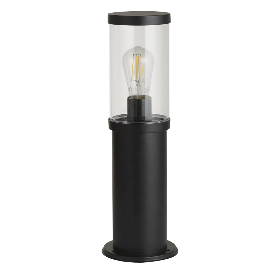 Bakerloo Outdoor Post - Metallo nero e policarbonato