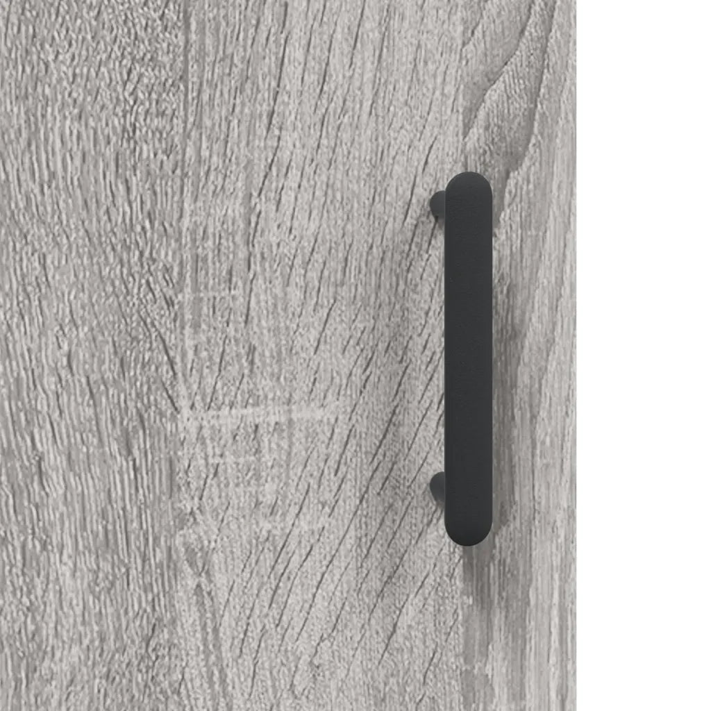 Credenza Grigio Sonoma 69,5x34x180 cm in Legno Multistrato 3199951