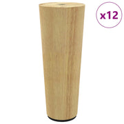 Piedini per mobili 12 pz Marrone ? 44 x 100 mm CFW2693579