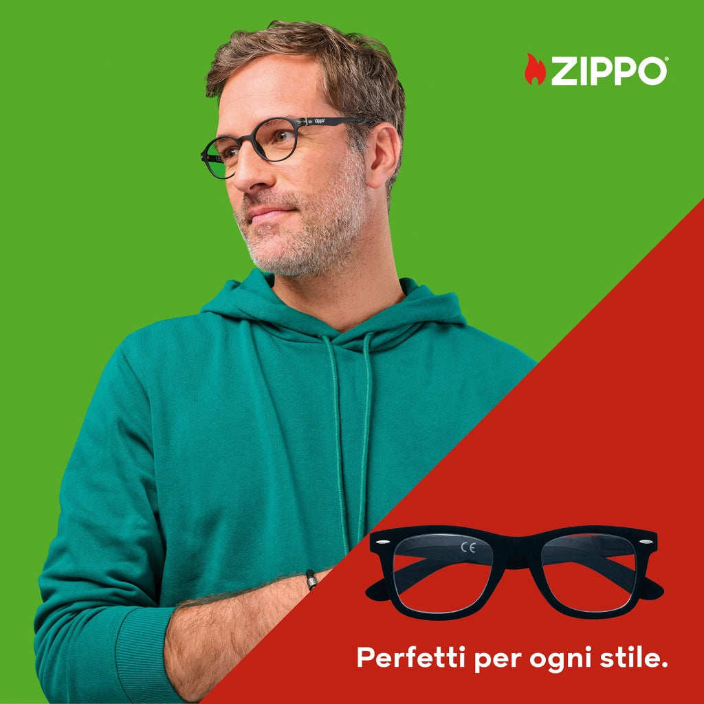 Occhiale Lettura con 2 PR65 200 Zippo 2 Pezzi
