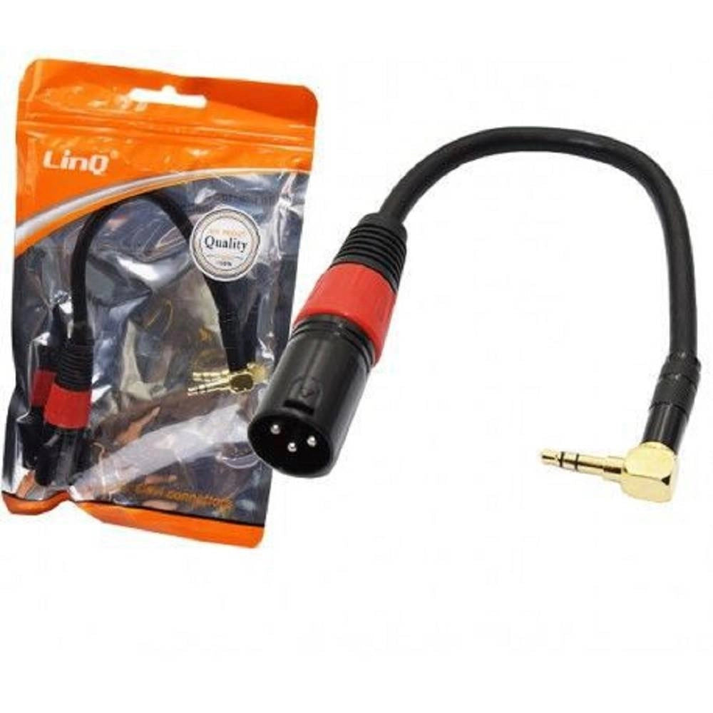 Trade Shop - Cavo Adattatore Audio Da Xlr Maschio A Jack Da 3,5 Mm Maschio Angolato Kl-9223 -