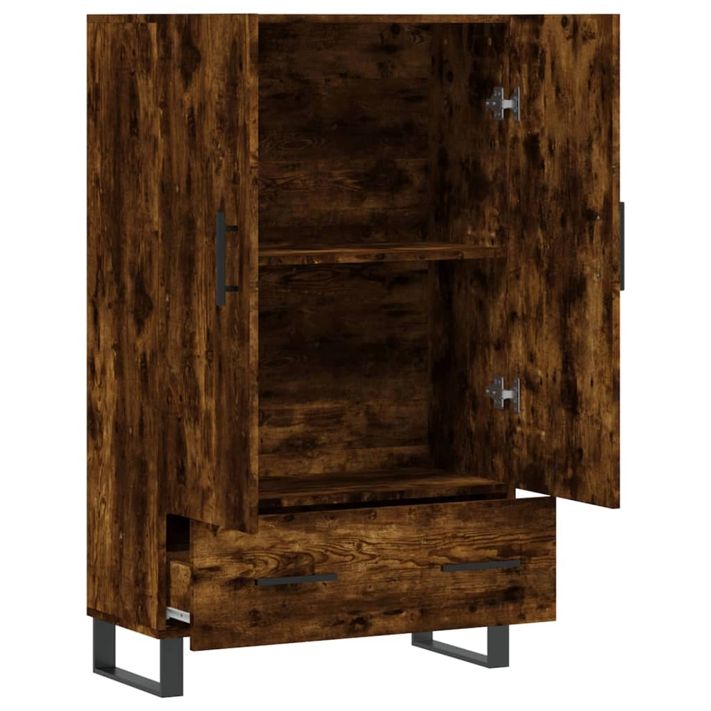 Buffet credenza cassettiera mobiletto mobile contenitore organizer cucina soggiorno salotto alto 69,5 x 31 x 115 cm legno ingegnerizzato marrone 02_0033386