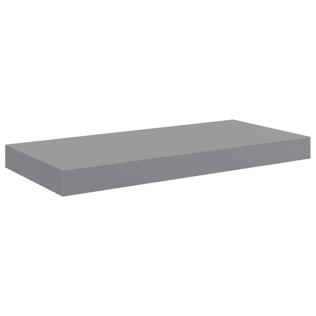 Scaffali a Parete 2 pz Grigi 50x23x3,8 cm in MDF cod mxl 33045