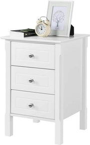 Nachtkastello per letto a box spring - bianco - tavolino da notte - 3 ante - altezza 60 cm