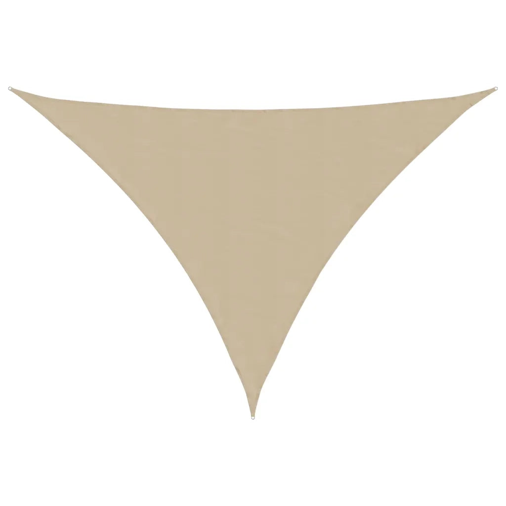 Parasole a vela | Telo Ombra | Vela da ombra Oxford Triangolare 4x5x6,4 m Beige