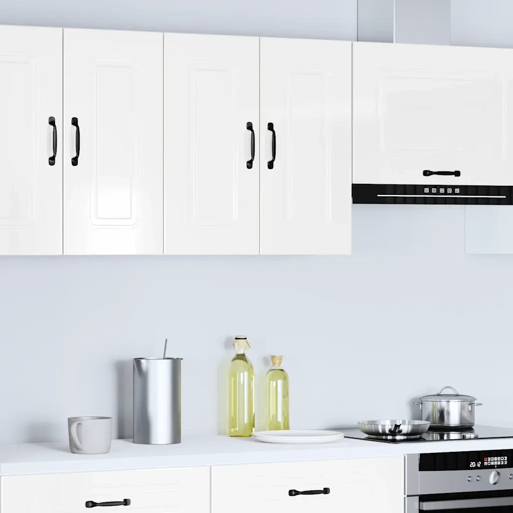 Base da Cucina Kalmar Bianco Lucido in Legno Multistrato 853579